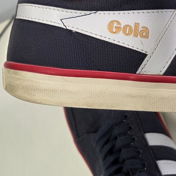 Gola Classic Comet Canvas Sneakers Trainers Men's Blue & White Size 11 - Picture 11 of 12